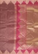 Chocolate With Dark Pink Kanchipuram Silk Saree