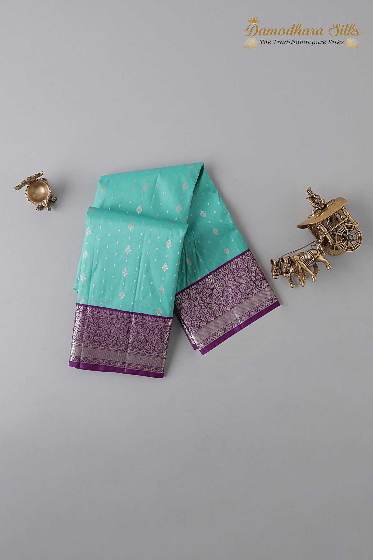 Rexona With Purple Kanchipuram Silk Saree