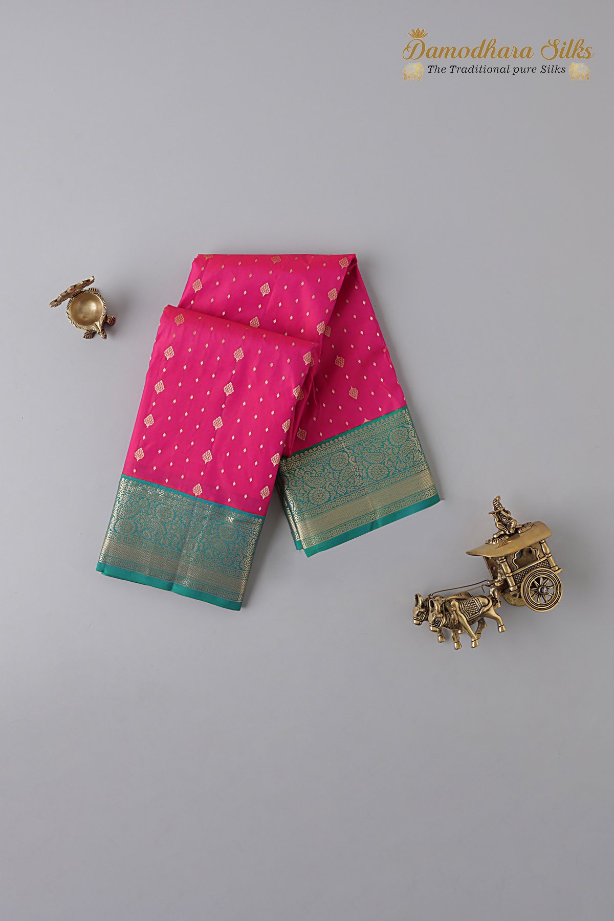 Light Pink Kanchipuram Silk Saree