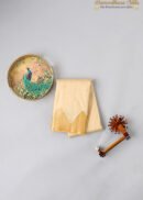 Light Cream Temple Border Kanchipuram Silk Sarees